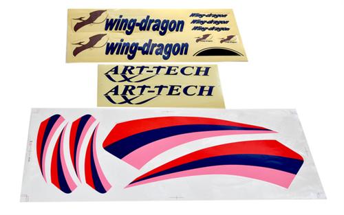 AT51061 Набор наклеек для Wing Dragon Slow Flyer